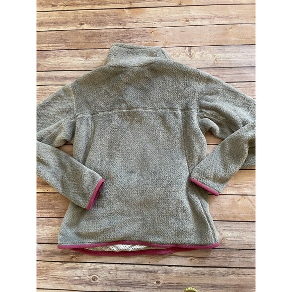 Patagonia Womens Fleece Jacket Gray 1/2 Snap Pullover Pockets S purple - Picture 6 of 7